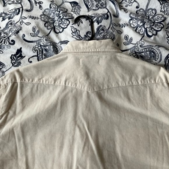Taylor Stitch "Western Shirt" - Natural Pincord Corduroy - Mens Size XL/44 - Picture 9 of 9